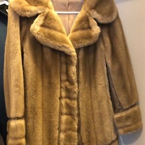 Vintage Tissavel France Womens Faux Fur